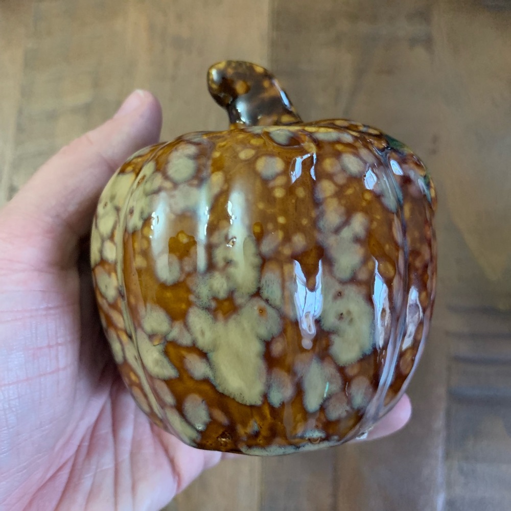 🏠 [home]  3 decorative ceramic pumpkin set - Picture 4 of 6